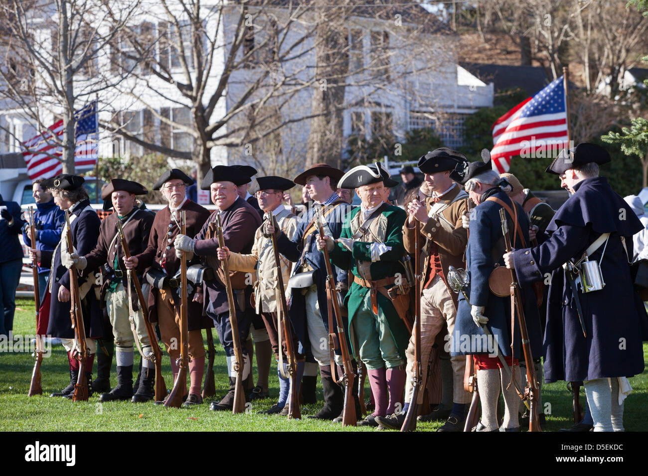 Patriot`s Day , Lexington, New England, USA Stock Photo Alamy